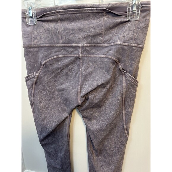 Lululemon Size 6 Fast and Free Legging Tight II Ice Wash Violet Verbena W5CTRS - Picture 6 of 10